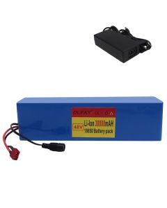 Batterie de vélo électrique 48v 30Ah 18650 batterie Li-ion 13S3P avec chargeur