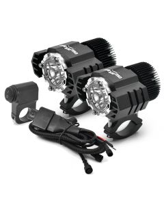 2 feux de brouillard auxiliaires de moto LED 50W pour BMW R1200GS ADV F800GS F700GS F650GS K1600