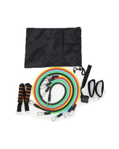 11 pièces / ensemble bandes de résistance en Latex Crossfit entraînement exercice tubes de Yoga tirer corde extenseur élastique Fitness avec sac