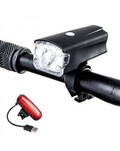3 lumière de vélo de couleur USB rechargeable IPX-4 accessoires de vélo de lumière LED étanche