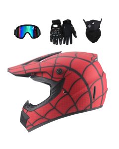 Spiderman casque moto vélo casque d'équitation extérieur casque intégral jouet pour enfants