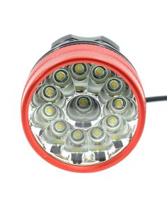 20000lm 12 * XM-L T6 LED vélo lumière lampe de poche pêche phare avant lumière 3 modes lumières