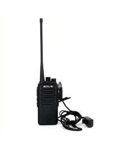 Radio bidirectionnelle Retevis RT1 3000mAh avec écouteur talkie-walkie pratique pour la ferme d'entrepôt d'usine