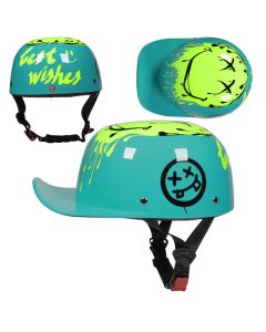 Casquette de baseball à personnalité rétro, casque à visière, casque de vélo