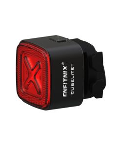 ENFITNIX Cubelite III feu arrière de vélo LED étanche USB Rechargeable Type C feu arrière de vélo