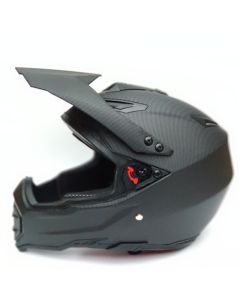 Casque intégral de moto en fibre de carbone casque de guerrier de fer léger Certification de sécurité DOT de haute qualité