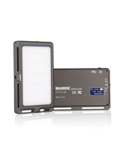 MAMEN ultra-mince gradation LED 120pcs CRI96 OLED appareil photo numérique avec éclairage de remplissage de batterie